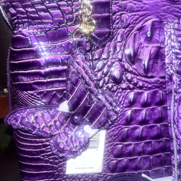 Brahmin Duxbury Ultraviolet Set & Butterfly Tassel - Picture 4 of 16